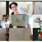 【ピリカアートスクール】延参加人数130名突破！第17回　松原美那子と一緒に描く！オンライングループデッサン会を開催いたしました★